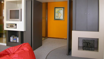 punto de informacion, edificio corporativo ENAP