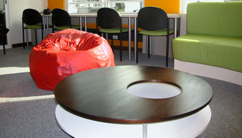 punto de informacion, edificio corporativo ENAP